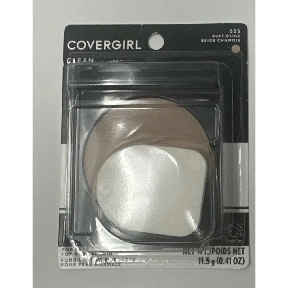 New Covergirl Clean Powder Foundation For Normal Skin 525 Buff Beige